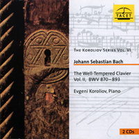 Koroliov, Evgeni - J.S. Bach: The Well Tempered Klavier, Book II (CD 1)