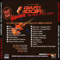 Gary Moore - Hurricane - The First Live in Japan (Shibuya Kokaido, Japan - January 22, 1983: CD 2)
