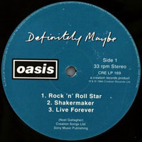 Oasis - Definitely Maybe (LP 1)