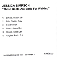 Jessica Simpson - These Boots Are Made For Walking (Promo Single)