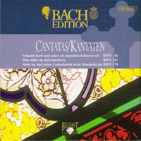 Johann Sebastian Bach - Bach Edition Vol. III: Cantatas I (CD 21) - BWV 46, 107, 179