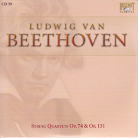 Ludwig Van Beethoven - Ludwig Van Beethoven - Complete Works (CD 39): String Quartets Op. 74 & Op. 131