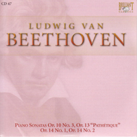 Ludwig Van Beethoven - Ludwig Van Beethoven - Complete Works (CD 47): Piano Sonatas Op. 10 No. 3, Op. 13 'pathetique', Op. 14 No. 1, Op. 14 No. 2
