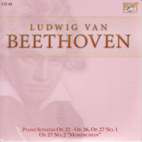 Ludwig Van Beethoven - Ludwig Van Beethoven - Complete Works (CD 48): Piano Sonatas Op. 22 - Op. 26, Op. 27 No. 1, Op. 27 No. 2 'Mondschein'