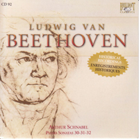 Ludwig Van Beethoven - Ludwig Van Beethoven - Complete Works (CD 92): Piano Sonatas Nos. 30, 31, 32 - Artur Schnabel