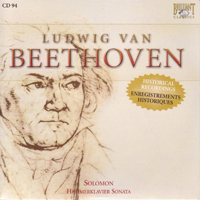 Ludwig Van Beethoven - Ludwig Van Beethoven - Complete Works (CD 94): Piano Sonatas Nos. 29 & 32 - Solomon