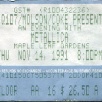 Metallica - 1991.11.14 - Maple Leaf Gardens, Toronto, CAN (CD 2)