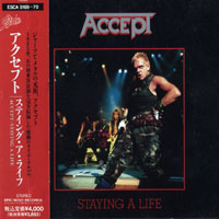 Accept - Staying A Life (Original Japan Press)
