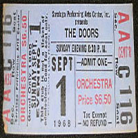 Doors - 1968.09.01 - Saratoga Performing Arts Center, Saratoga Springs, NY, USA