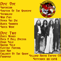 Black Sabbath - Selland Arena (Fresno, CA, USA, September 22, 1978: CD 2)