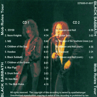 Black Sabbath - 1982.08.24 - Toronto '82 (wrongly called Ottawa 1982.08.27: CD 2)