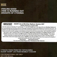 Muse - H.A.A.R.P. (Promo Single, UK - Live at Wembley Stadiuim, Summer 2007)
