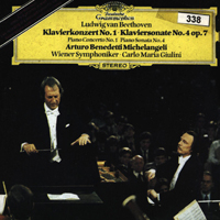Arturo Benedetti Michelangeli - Michelangeli play Beethoven's Piano Concerto N 1 & Sonate N 4