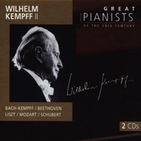 Wilhelm Kempff - Great Pianists Of The 20Th Century (Wilhelm Kempff II) (CD 1)