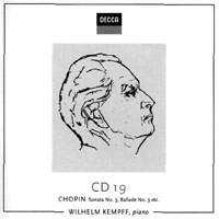 Wilhelm Kempff - The Solo Repertoire (CD 19: Chopin - Sonata No.3, Ballade No.3 etc)