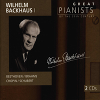 Wilhelm Backhaus - Great Pianists Of The 20Th Century (Wilhelm Backhaus) (CD 1)