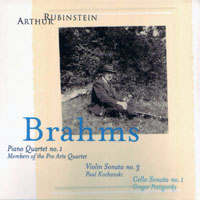 Artur Rubinstein - The Rubinstein Collection, Limited Edition (Vol. 3) Brahms Chamber Music