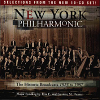 New York Philharmonic Orchestra - New York Philharmonic Selections From The Historic Broadcasts 1923 To 1987