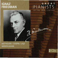 Ignaz Friedman - Great Pianists Of The 20Th Century (Ignaz Friedman) (CD 1)