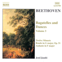 Jeno Jando - Ludwig van Beethoven - Bagatelles & Dances, Vol. 3
