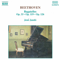 Jeno Jando - Ludwig van Beethoven - Bagatelles Op.33, Op.119, Op.126