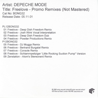 Depeche Mode - Freelove: Promo Remixes (Not Mastered)
