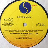 Depeche Mode - Blasphemous Rumours [Promo 12'' Single]