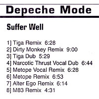 Depeche Mode - Suffer Well (Promo CDM 2)