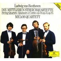 Melos Quartett - Ludwig van Beethoven: The Middle Quartets (CD 2)