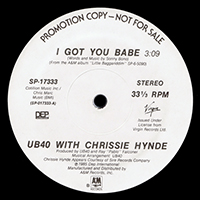 UB40 - I Got You Babe (feat. Chrissie Hynde) (US 12