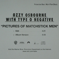 Type O Negative - Pictures Of Matchstick Men (Single)