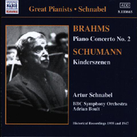 Artur Schnabel - Brahms: Piano Concerto No. 2, Schumann: Kinderszenen