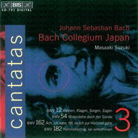 Bach Collegium Japan, Masaaki Suzuki conducter - J.S. Bach - Complete Cantatas, Vol. 03