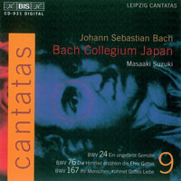 Bach Collegium Japan, Masaaki Suzuki conducter - J.S. Bach - Complete Cantatas, Vol. 09
