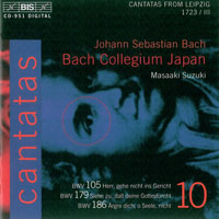 Bach Collegium Japan, Masaaki Suzuki conducter - J.S. Bach - Complete Cantatas, Vol. 10