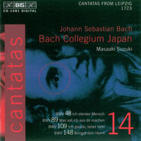 Bach Collegium Japan, Masaaki Suzuki conducter - J.S. Bach - Complete Cantatas, Vol. 14