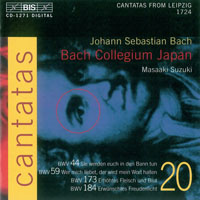 Bach Collegium Japan, Masaaki Suzuki conducter - J.S. Bach - Complete Cantatas, Vol. 20