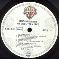 Rod Stewart - Absolutely Live (LP 1)