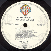 Rod Stewart - Absolutely Live (LP 2)