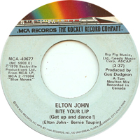 Elton John - Bite Your Lip / Chameleon (Single)