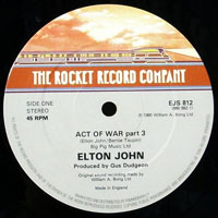 Elton John - Act Of War (12'' Single 2)